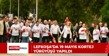 Lefkoşa’da 19 Mayıs kortej yürüyüşü yapıldı
