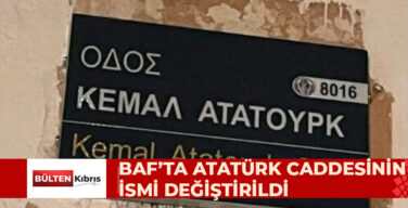 BAF’TA ATATÜRK CADDESİNİN İSMİ DEĞİŞTİRİLDİ