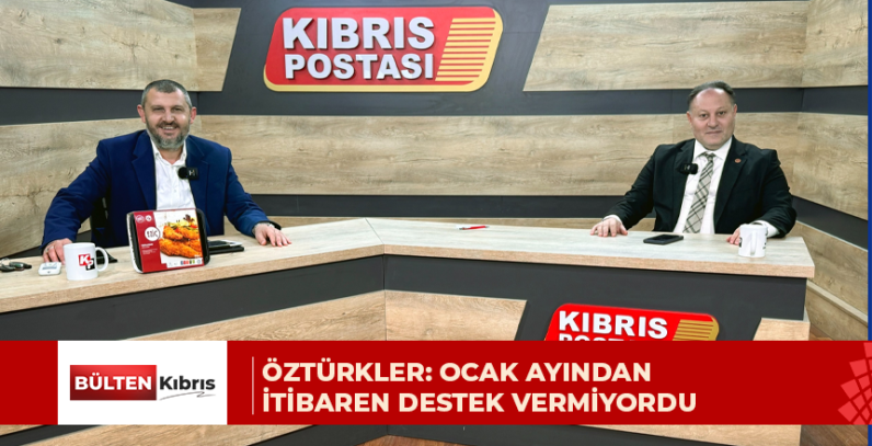 Öztürkler: Ocak ayından itibaren destek vermiyordu
