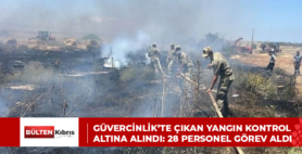 Güvercinlik’te çıkan yangın kontrol altına alındı: 28 personel görev aldı