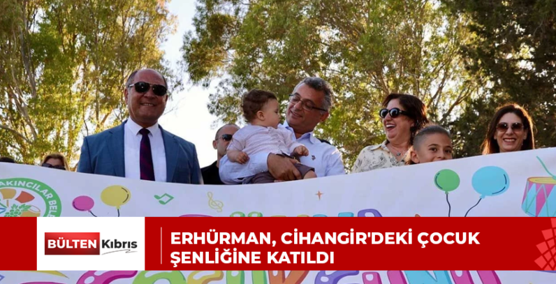 Erhürman, Cihangir’deki çocuk şenliğine katıldı