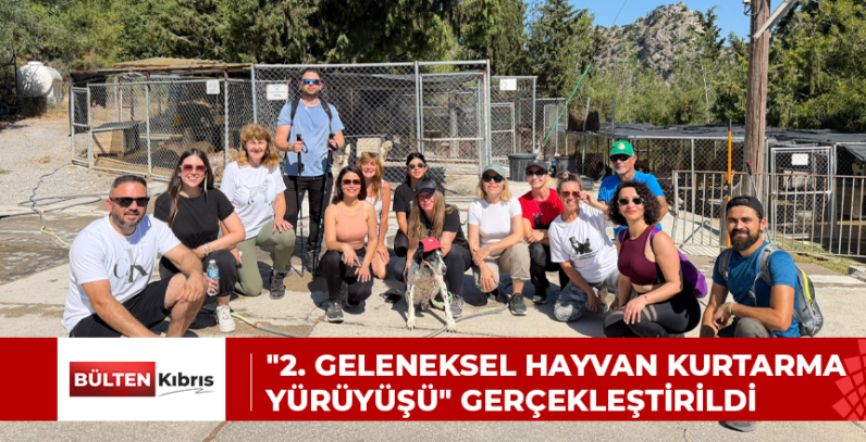 “2. Geleneksel Hayvan Kurtarma Yürüyüşü” gerçekleştirildi