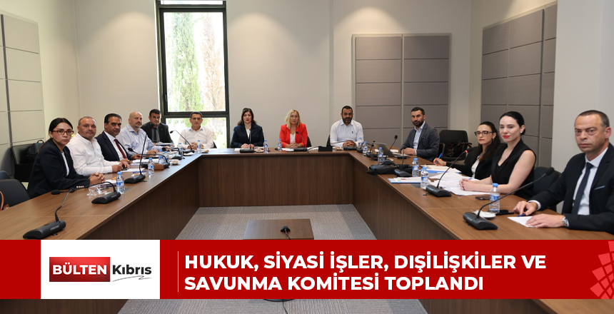 Hukuk, Siyasi İşler, Dışilişkiler ve Savunma Komitesi toplandı