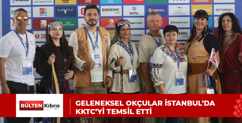 Geleneksel okçular İstanbul’da KKTC’yi temsil etti