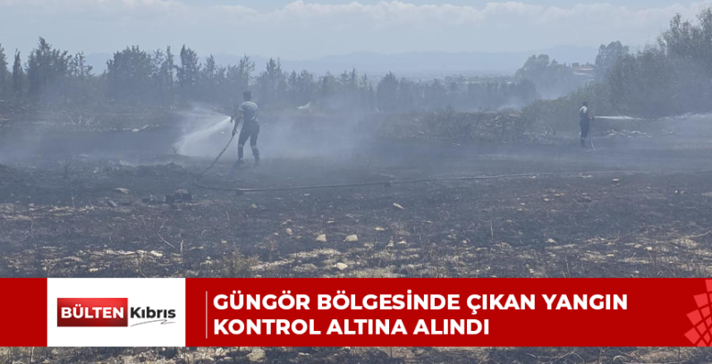 Güngör bölgesinde çıkan yangın kontrol altına alındı