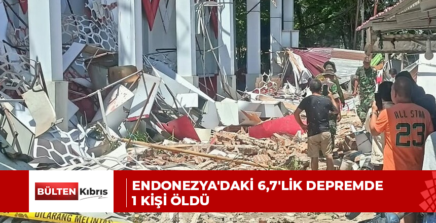 ENDONEZYA’DAKİ 6,7’LİK DEPREMDE 1 KİŞİ ÖLDÜ