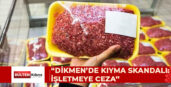 ET DİYE SATILAN KIYMADA TAVUK ETİ ÇIKTI