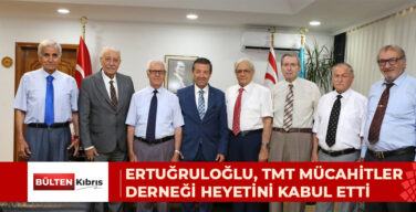 ERTUĞRULOĞLU, TMT MÜCAHİTLER DERNEĞİ HEYETİNİ KABUL ETTİ