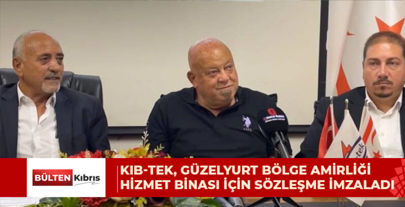 KIB-TEK, GÜZELYURT BÖLGE AMİRLİĞİ HİZMET BİNASI İÇİN SÖZLEŞME İMZALADI