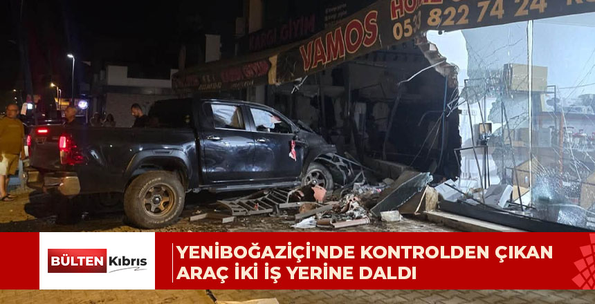 Yeniboğaziçi’nde korkutan kaza