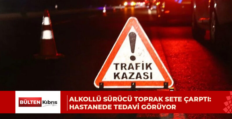 Kumyalı-Pamuklu ana yolunda kaza meydana geldi