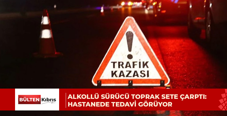 Kumyalı-Pamuklu ana yolunda kaza meydana geldi
