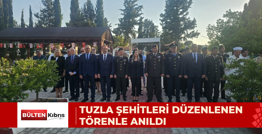 TUZLA ŞEHİTLERİ DÜZENLENEN TÖRENLE ANILDI