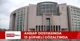 “AHBAPLAR SUÇ ÖRGÜTÜ” SORUŞTURMASINDA 13 ŞÜPHELİ GÖZALTINA ALINDI