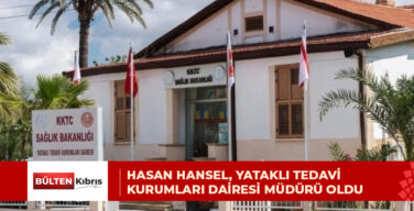 Hasan Hansel, Yataklı Tedavi Kurumları Dairesi Müdürü oldu