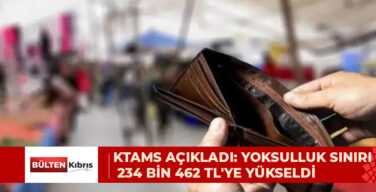 KTAMS AÇIKLADI: YOKSULLUK SINIRI 234 BİN 462 TL’YE YÜKSELDİ
