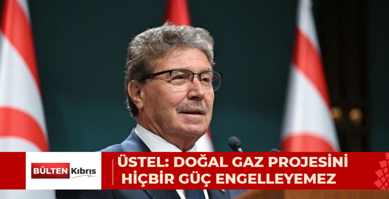 ÜSTEL: DOĞAL GAZ PROJESİNİ HİÇBİR GÜÇ ENGELLEYEMEZ