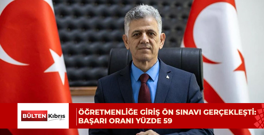 Sınava katılım oranı yüzde 92, başarı oranı ise yüzde 59