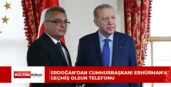 Erdoğan, Cumhurbaşkanı Tufan Erhürman ile telefonda görüştü