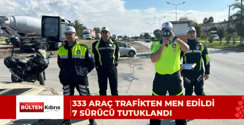 Trafik denetimleri: 4 bin 66 sürücüye yasal işlem başlatıldı