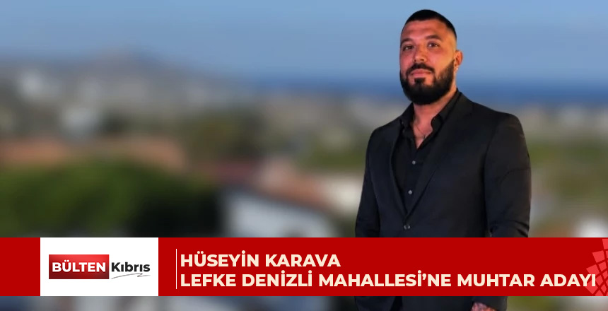 Karava, “Genç bir aday. Yeni bir vizyon” sloganıyla adaylığını açıkladı