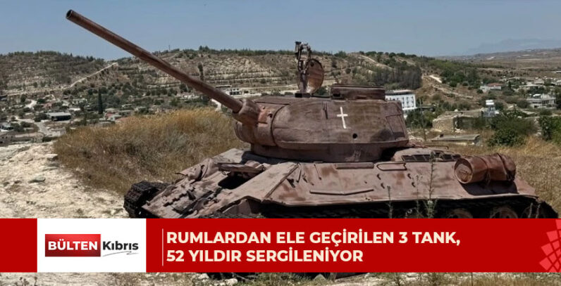 “Tutsak Tanklar” Akıncılar köyünde 52 yıldır sergileniyor