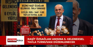 Turnuva, 6 Eylül’de Yiğitler Festival Alanı’nda düzenlenecek