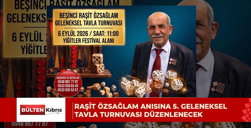 Turnuva, 6 Eylül’de Yiğitler Festival Alanı’nda düzenlenecek