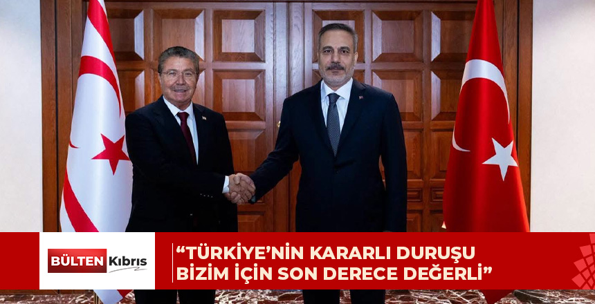 Üstel: Fidan’ın açıklamaları Kıbrıs’ta gerçeklerin artık görmezden gelinemeyeceğini ortaya koydu