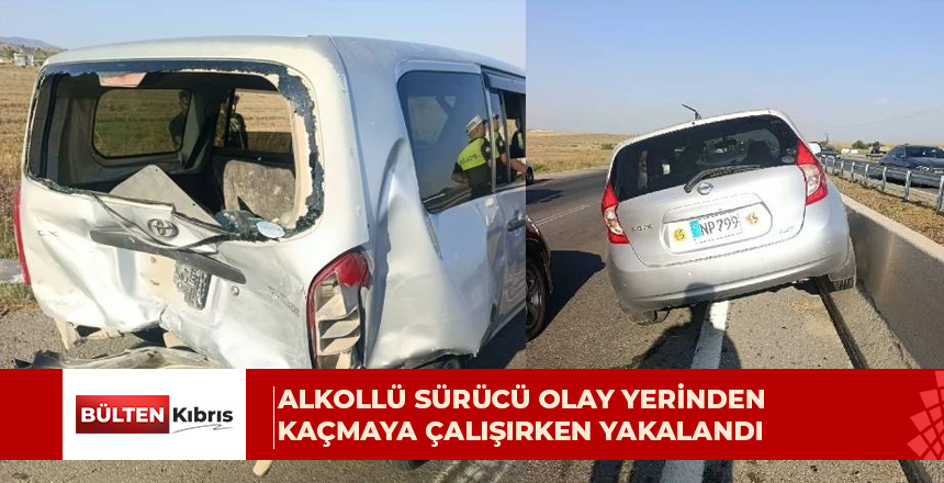 Sürücü 157 miligram alkollü içki tesiri altındaydı