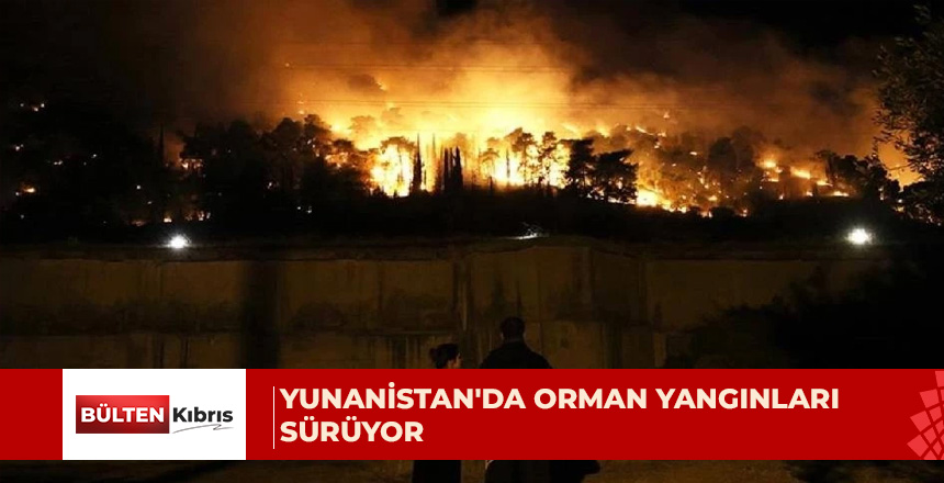 Yangınlarla hem havadan hem de karadan mücadele edildi