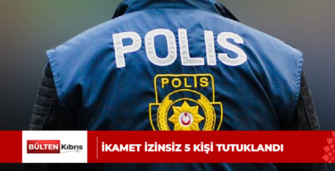 İkamet izinsiz 5 kişi tutuklandı