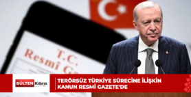 Terörsüz Türkiye sürecine ilişkin kanun Resmi Gazete’de
