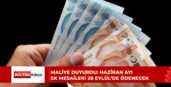 Haziran ayı ek mesaileri 28 Eylül Pazartesi günü ödenecek