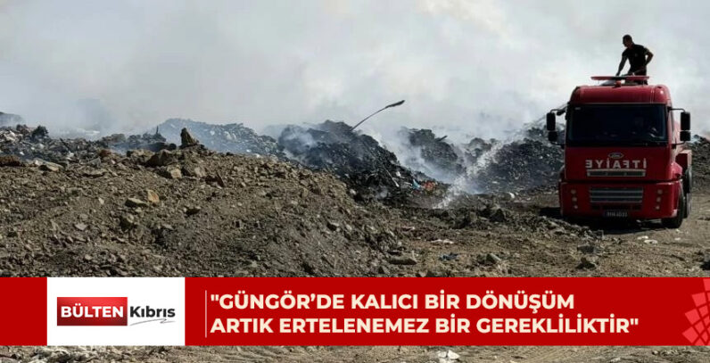 Güngör çöp alanında yangın: Çevre Koruma Dairesi ekibi bölgede denetimlerde bulundu