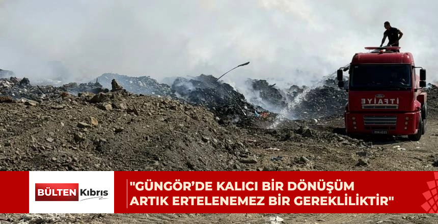 Güngör çöp alanında yangın: Çevre Koruma Dairesi ekibi bölgede denetimlerde bulundu