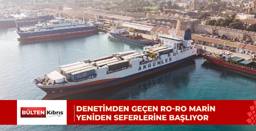 Ro-Ro Marin, bu akşam yeniden seferlerine başlayacak