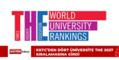 KKTC’DEN DÖRT ÜNİVERSİTE THE 2027 SIRALAMASINA GİRDİ