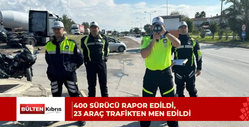 2 bin 790 araç sürücüsü kontrol edildi