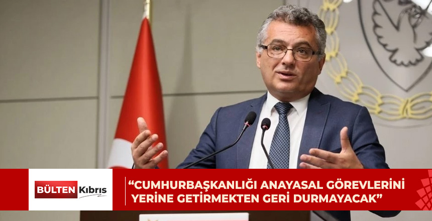 Erhürman: Cumhurbaşkanlığı standart, liyakat, denetim alanlarında üzerine düşeni yapma çabasından geri durmayacak