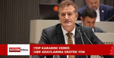YDP’den seçim için radikal karar: UBP’ye değil CTP adaylarına destek verecek