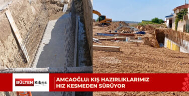 AMCAOĞLU: YOL GEÇİŞİ DE TAMAMLANACAK