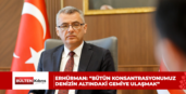 Erhürman: “Bütün konsantrasyonumuz denizin altındaki gemiye ulaşmak”