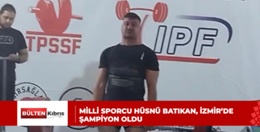 MİLLİ SPORCU HÜSNÜ BATIKAN, İZMİR’DEKİ ULTİMATE DEADLİFT ŞAMPİYONASI’NDA ŞAMPİYON OLDU