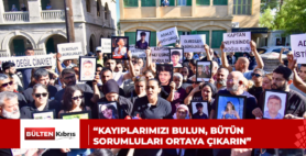 AİLELER, GİRNE MAHKEMESİ ÖNÜNDE…“KAYIPLARIMIZI BULUN, BÜTÜN SORUMLULARI ORTAYA ÇIKARIN”
