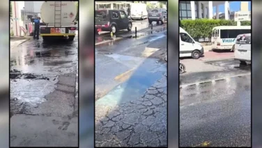 ECEVİT CADDESİ’NDE MAZOT SIZINTISI: YOL GEÇİCİ OLARAK KAPATILACAK