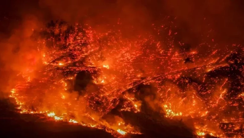 ANTALYA’DA ORMAN YANGINIYLA MÜCADELE. EVLER BOŞALTILDI