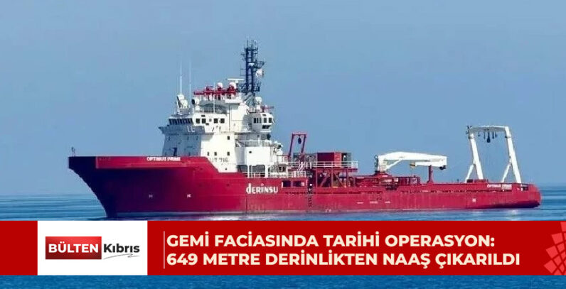 TAKTAK: “TÜRK DENİZ TARİHİNDE EN DERİNDEN ÇIKARTILAN NAAŞLARIMIZ OLDU”