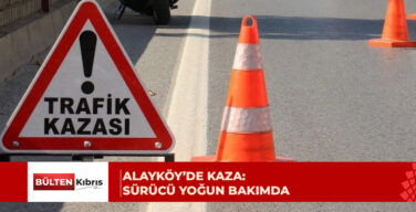 Alayköy’de kaza: Sürücü yoğun bakımda
