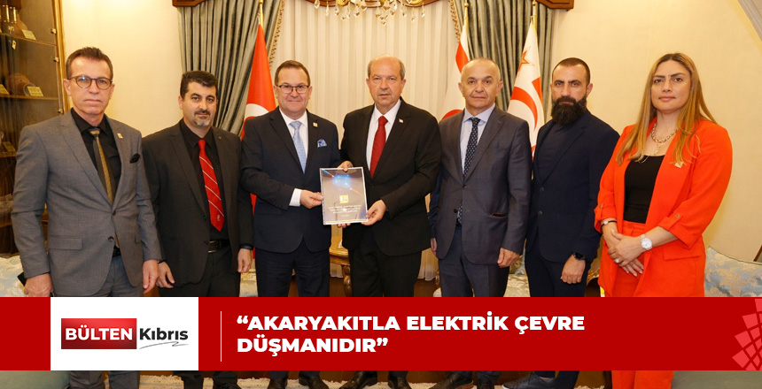 CUMHURBAŞKANI TATAR, TİCARET ODASI HEYETİNİ KABUL ETTİ